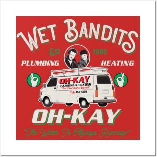 Wet Bandits Plumbing & Heating Dks Posters and Art